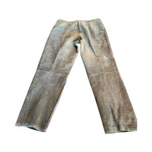 Bagatelle Women’s Caramel Brown 100% Leather Trouser Pants Size 16